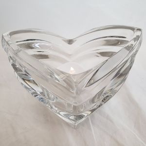 Mikasa Ribbed Glass Votive Candle Holder